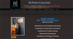 Desktop Screenshot of mamieparker.com